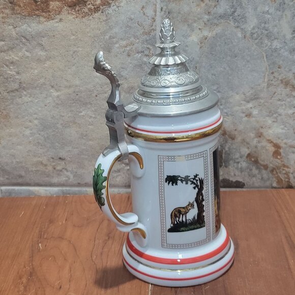 Anheuser Busch Stein 1991 After The Hunt Germany 8870 - Picture 14 of 16
